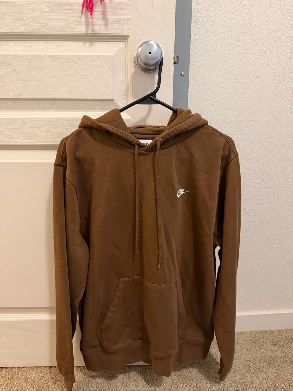 Nike Brown Pullover Hoodie - Women’s Casual Sweatshirt